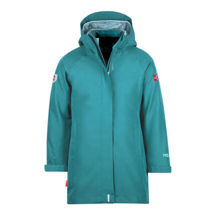 Veste fonctionnelle 3 en 1 fille Senja vert canard