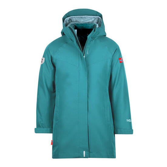 Veste fonctionnelle 3 en 1 fille Senja vert canard