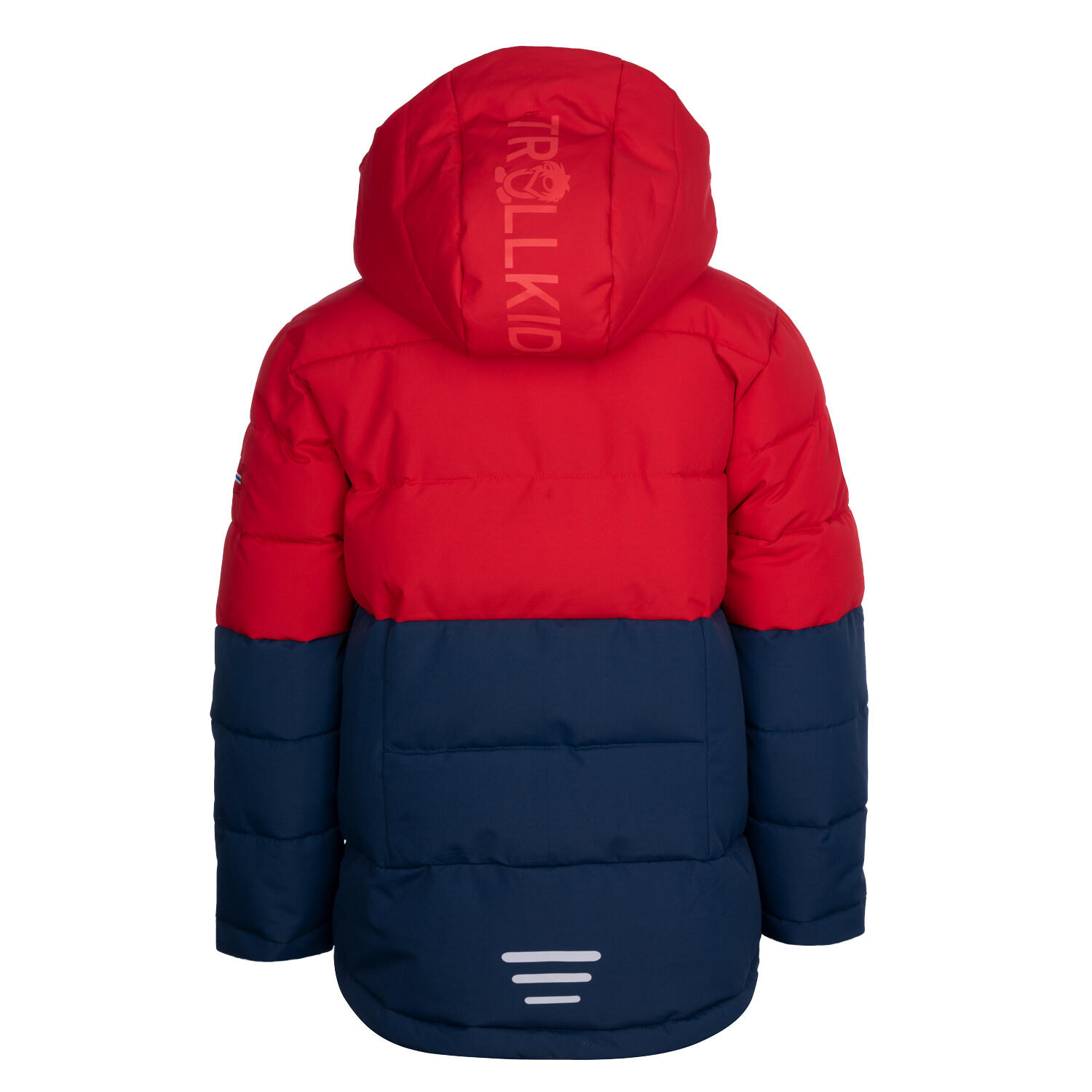 Giacca bambino Trollkids Gryllefjord rosso chiaro/blu, 100% poliestere 2/3