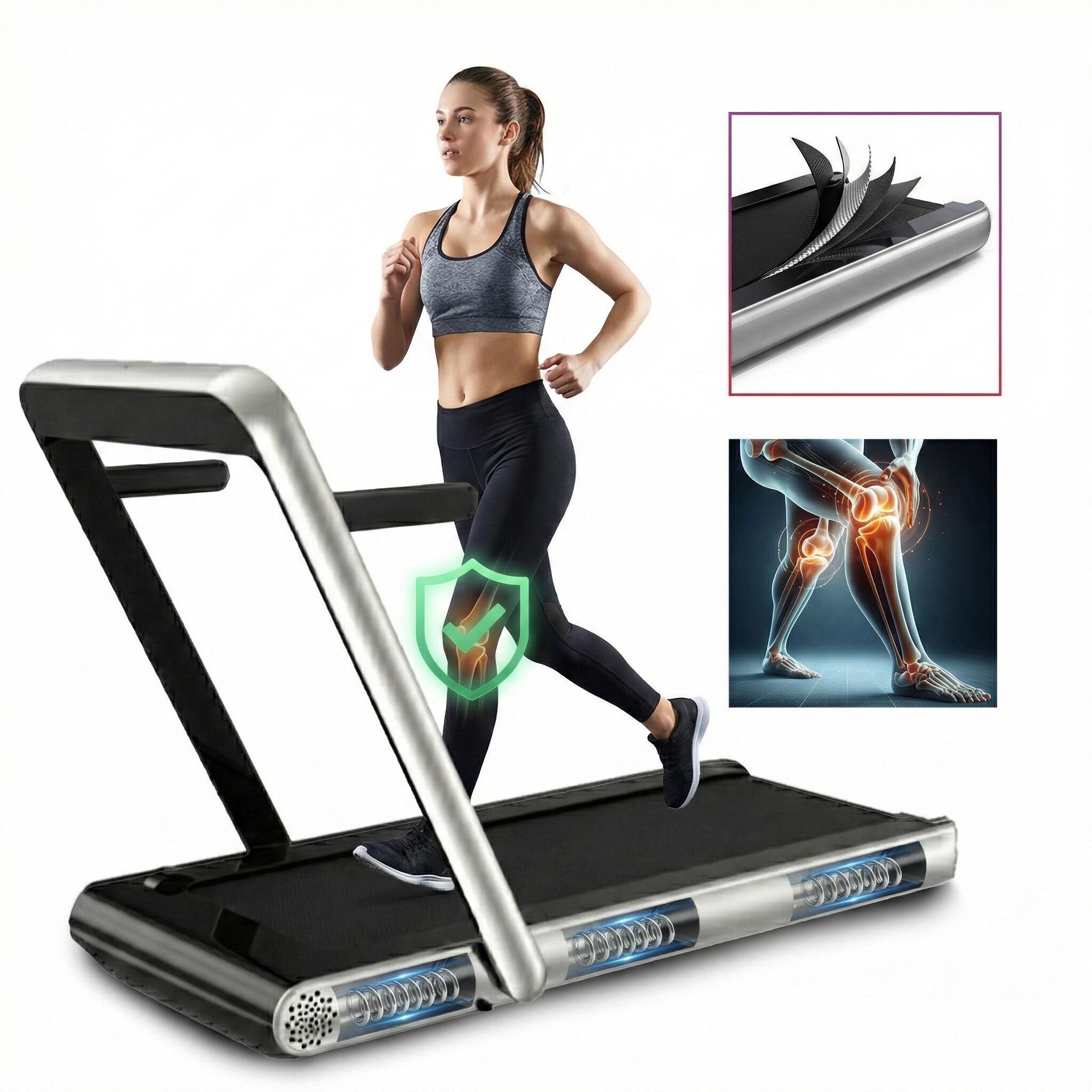 Tapis de course T400PRO. Pliage compact. Usage semi-professionnel/professionnel. 3/6
