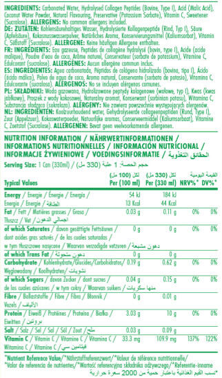 Boissons protéinées - Sparkling Protein Water - Eclats de Pomme 3/3