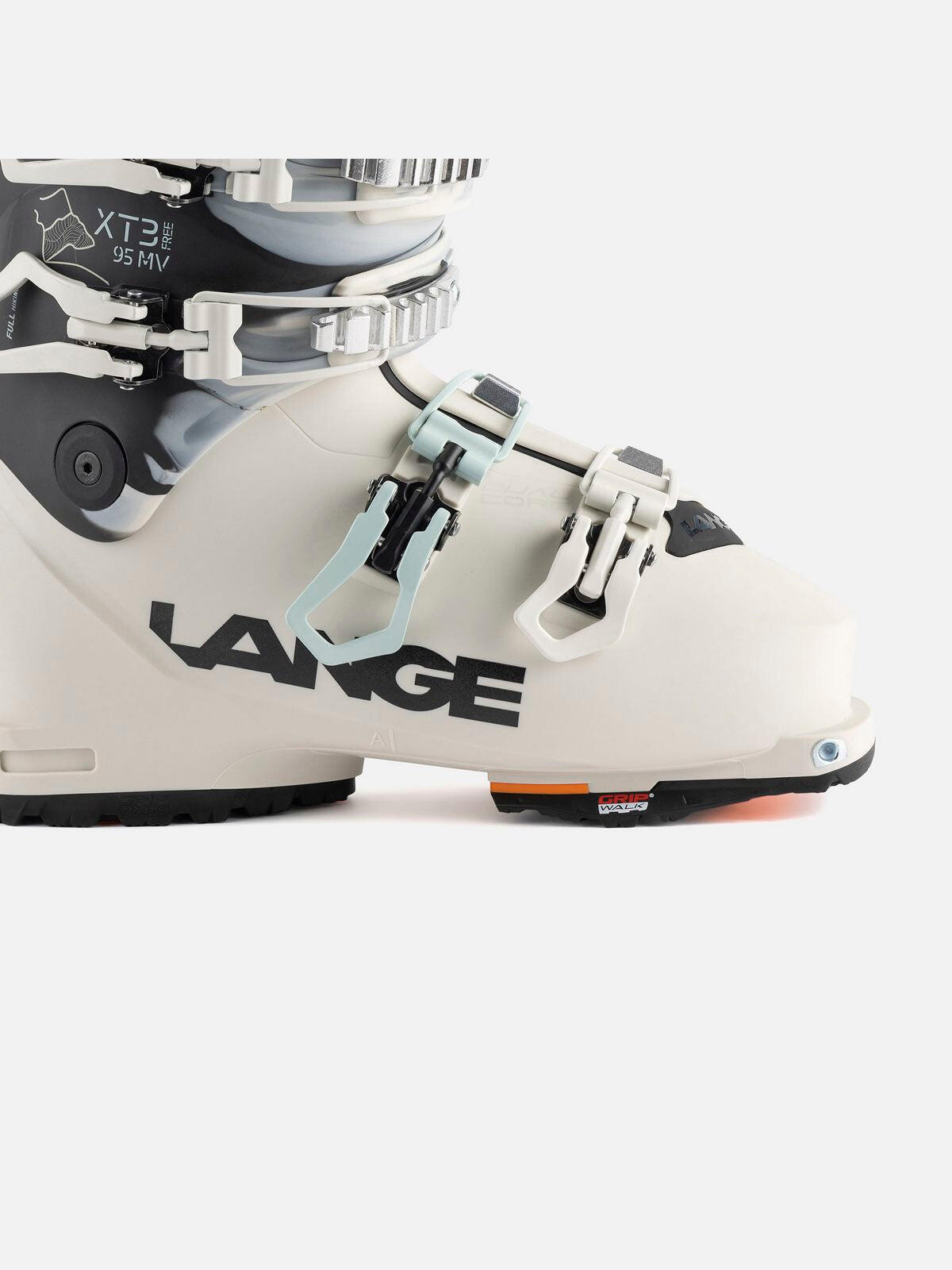 Botas de esquí de travesía Lange XT3 Free 95 MV W GW para mujer, blancas 5/7