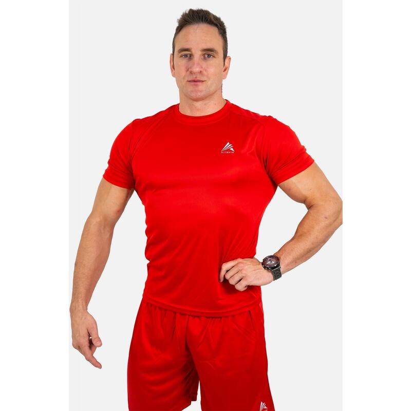 Tricou tehnic Fitskin Rosu Seniori