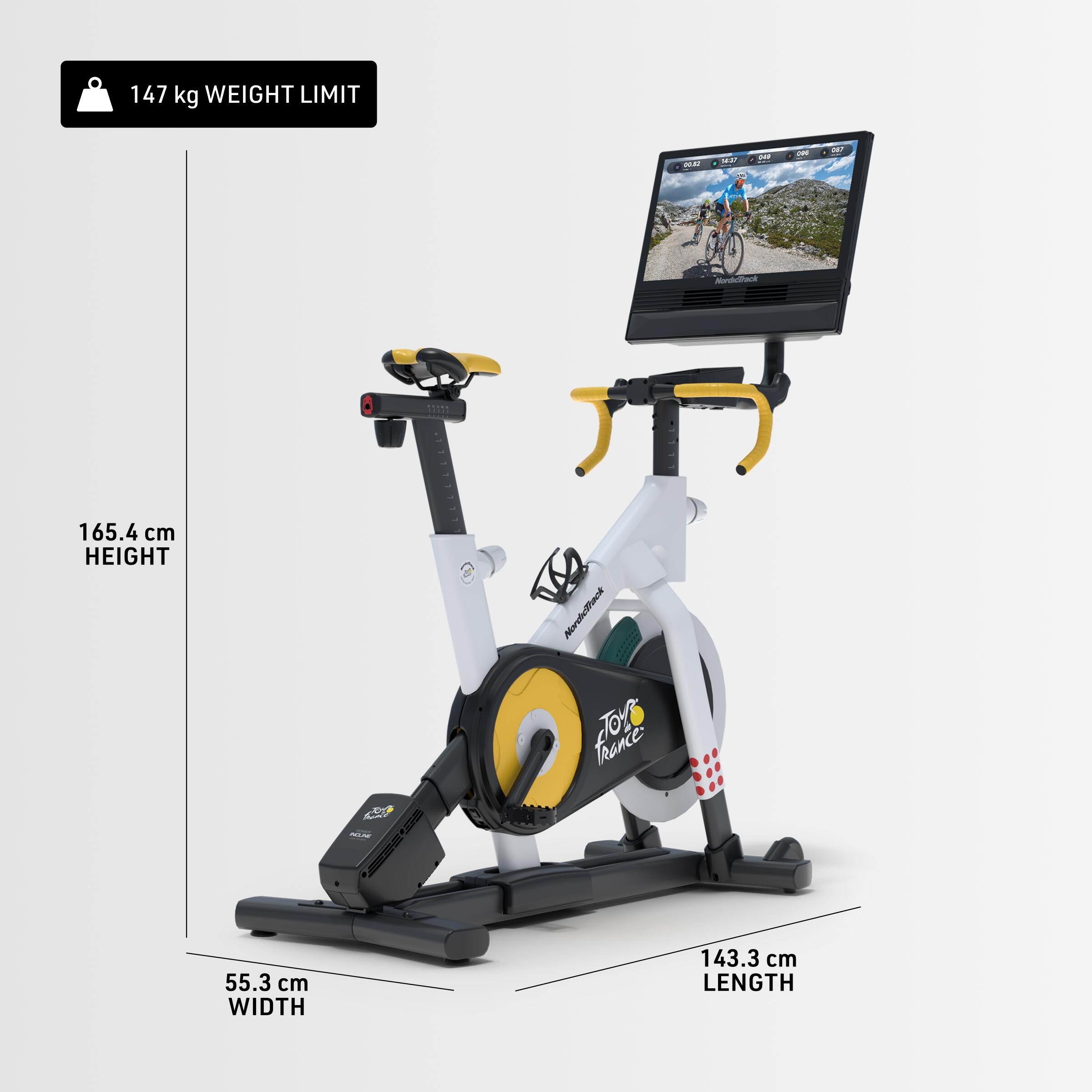 Tour de France Indoor Cycle - realistisch, Neigung von -10% bis 20% 5/7