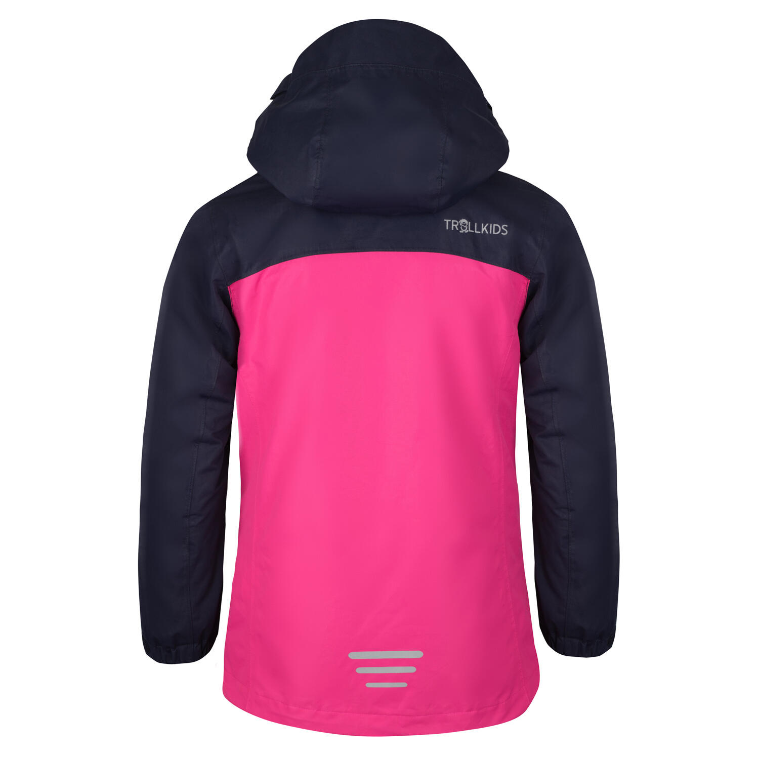 Veste de pluie pour enfants Nusfjord Imperméable Bleu marine / Magenta 2/3