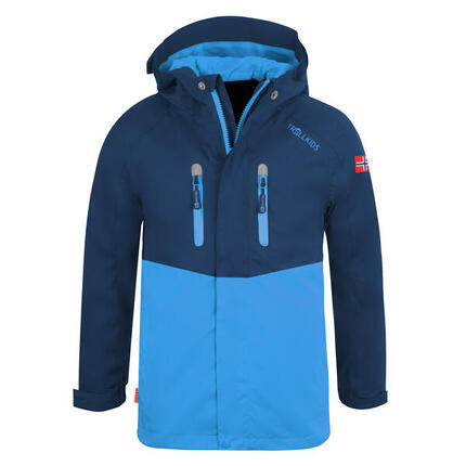 Veste de pluie pour enfants Nusfjord Imperméable Bleu marine / Bleu moyen