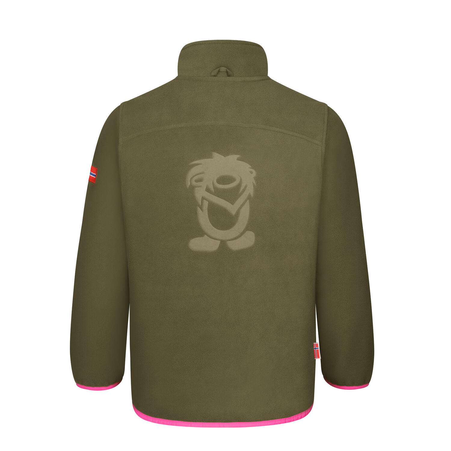 Veste Polaire Enfant Oppdal XT Olive Foncé/Magenta Clair 2/2