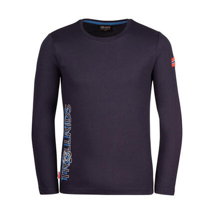 Kinder Longsleeve Stavanger Marineblau / Mittelblau