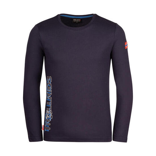 Kinder Longsleeve Stavanger Marineblau / Mittelblau