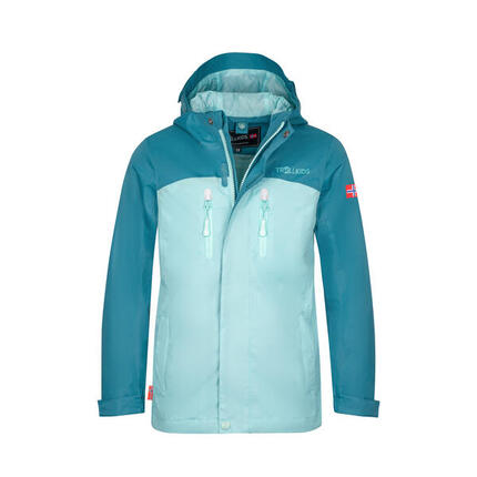 Kinder Regenjacke Nusfjord Marineblau/Violett