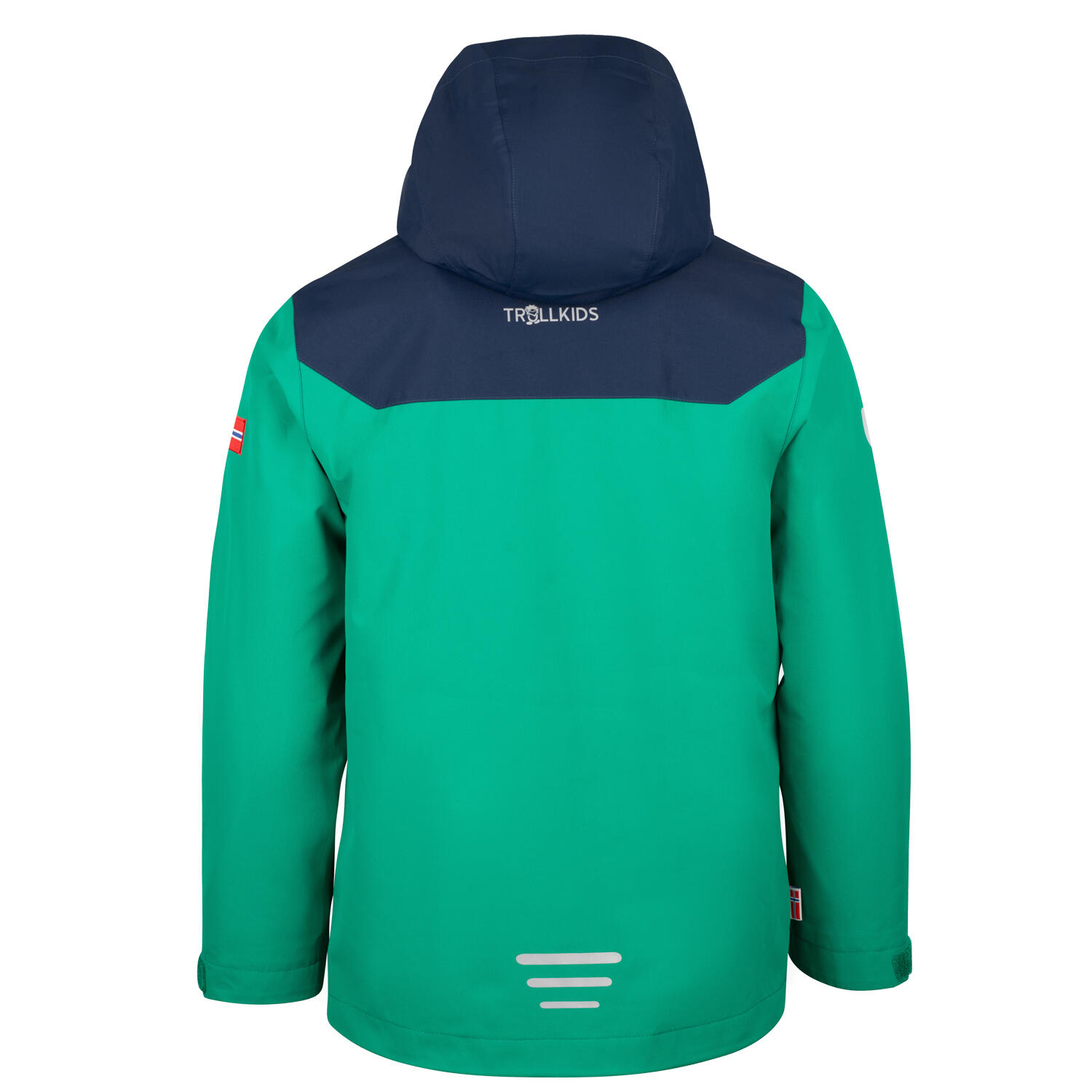 Veste fonctionnelle 3 en 1 Preikestolen pour enfants Vert poivre/bleu marine 2/5