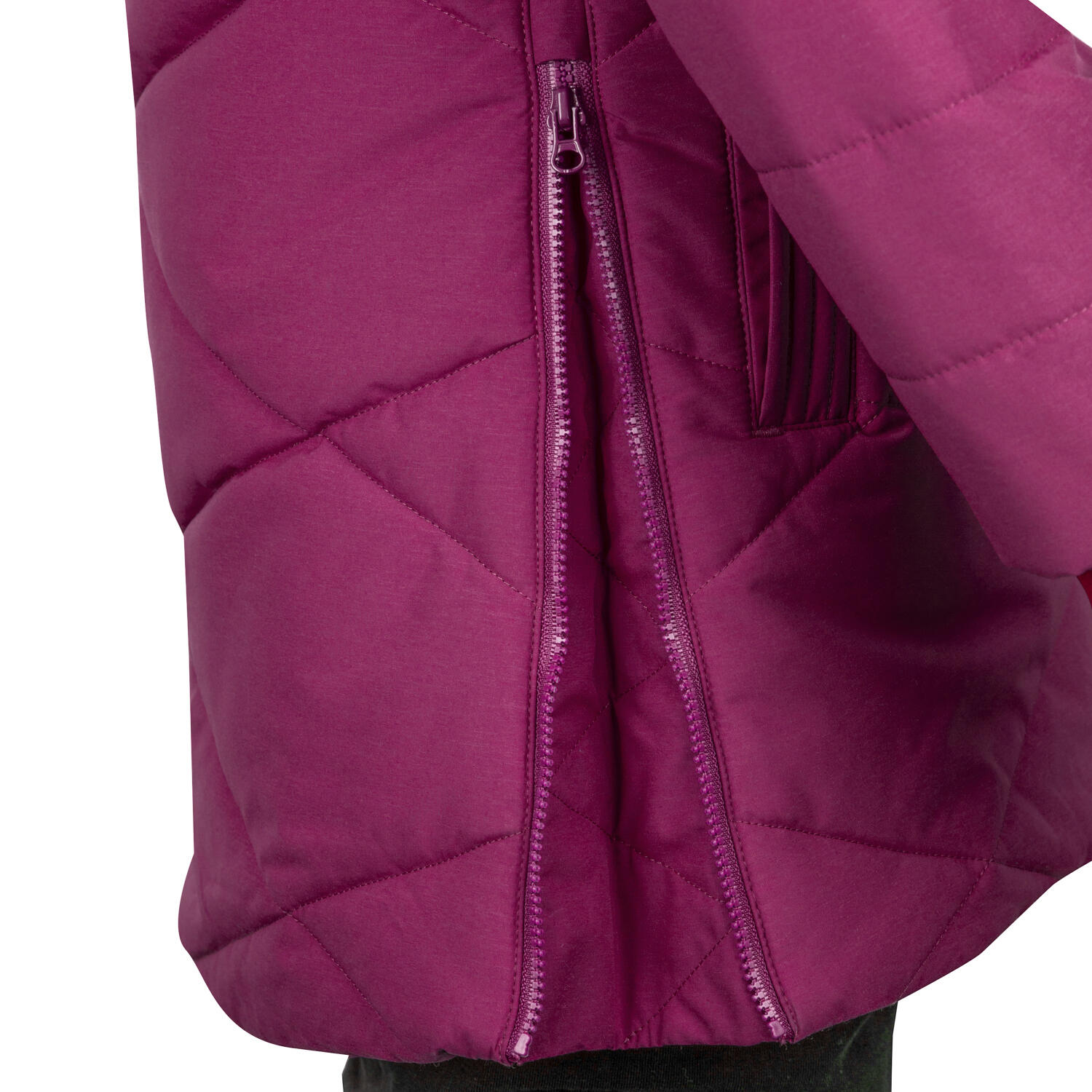 Manteau d'hiver fille Bergen prune/violet 3/4