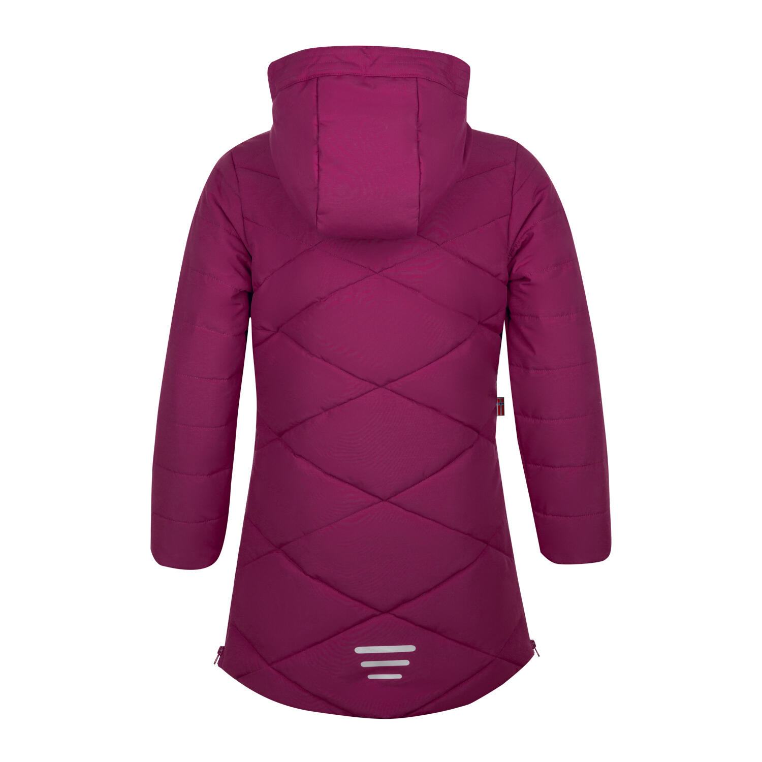 Manteau d'hiver fille Bergen prune/violet 2/4