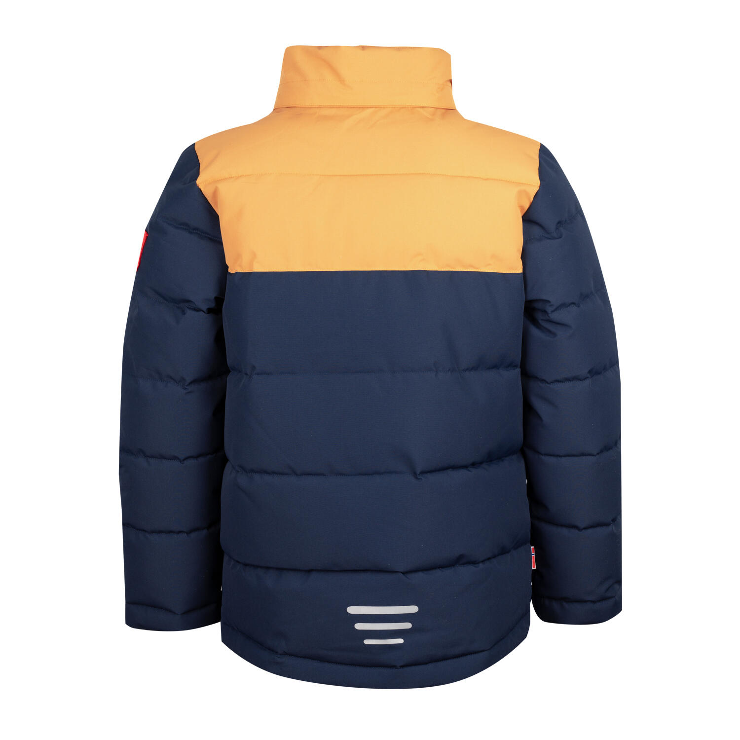 Filles Veste d'hiver Gryllefjord bleu marine/miel/bois de feu 4/5