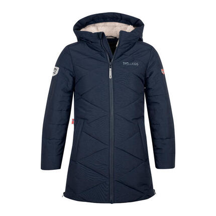Manteau d'hiver Bergen fille bleu marine