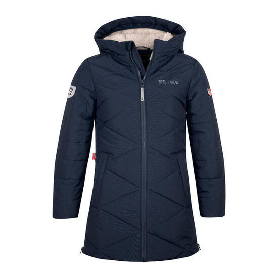 Manteau d'hiver Bergen fille bleu marine
