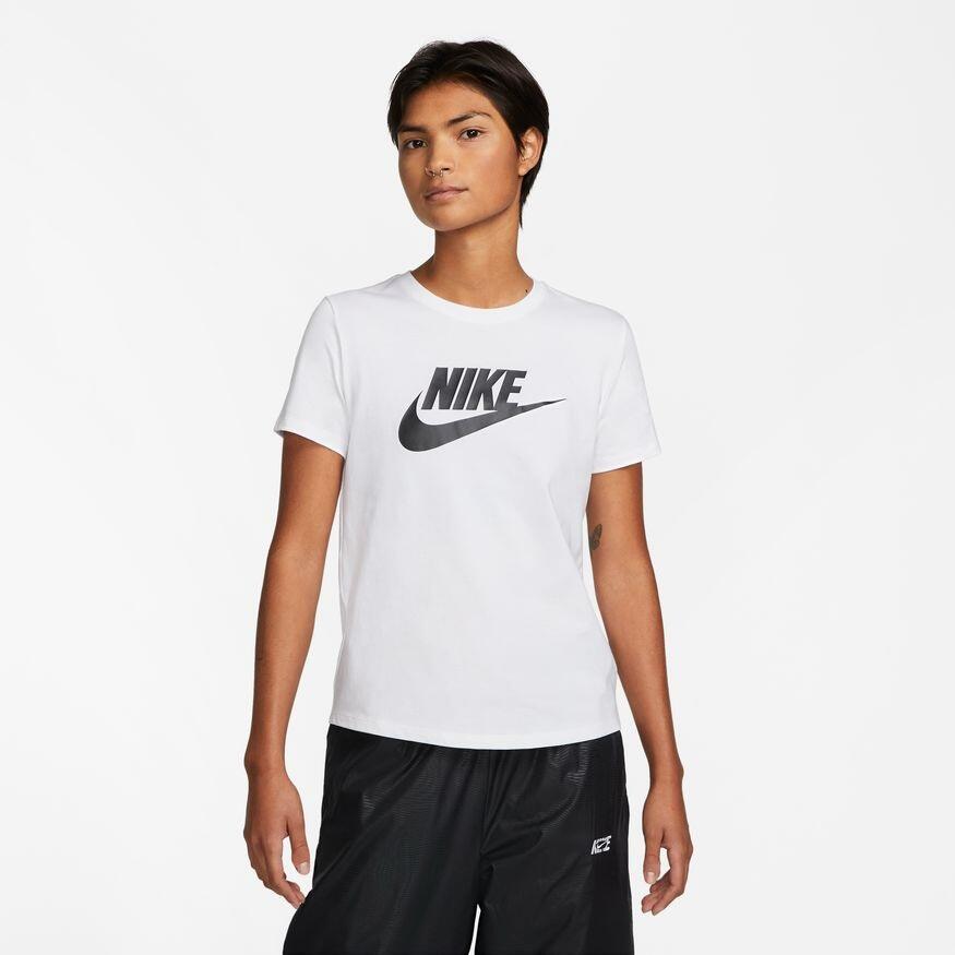 T-shirt à manches courtes femme Nike ICN DX7906 100 Blanc 1/4