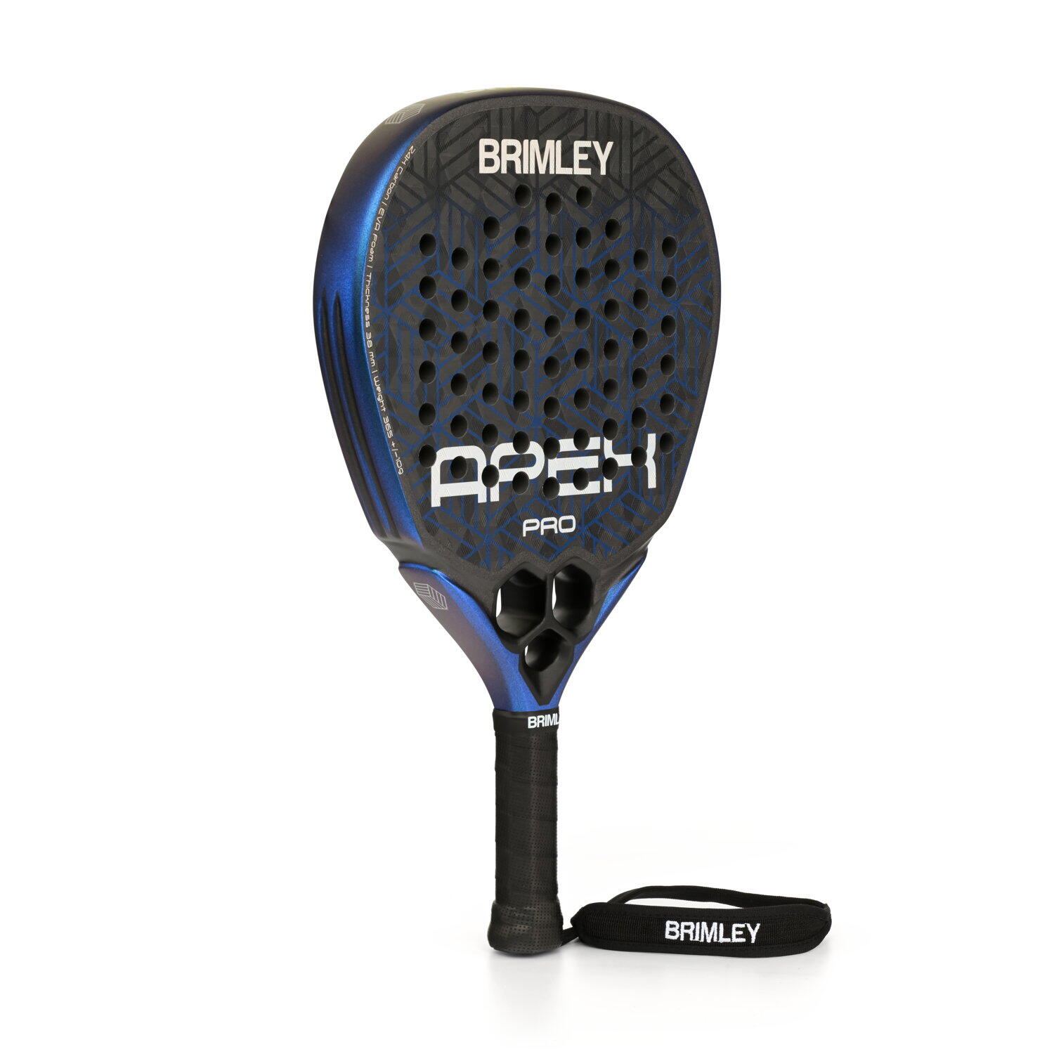 APEX Pro 24k padelracket -  ZWART - unisex 2/5