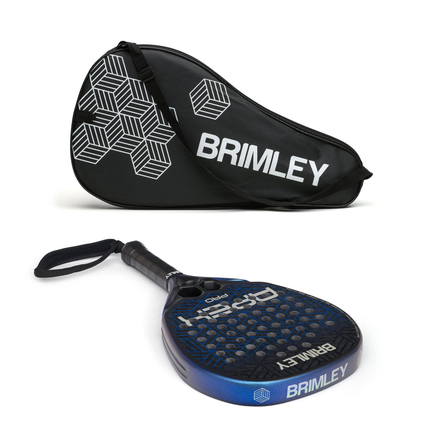 APEX Pro 24k padelracket -  ZWART - unisex 4/5