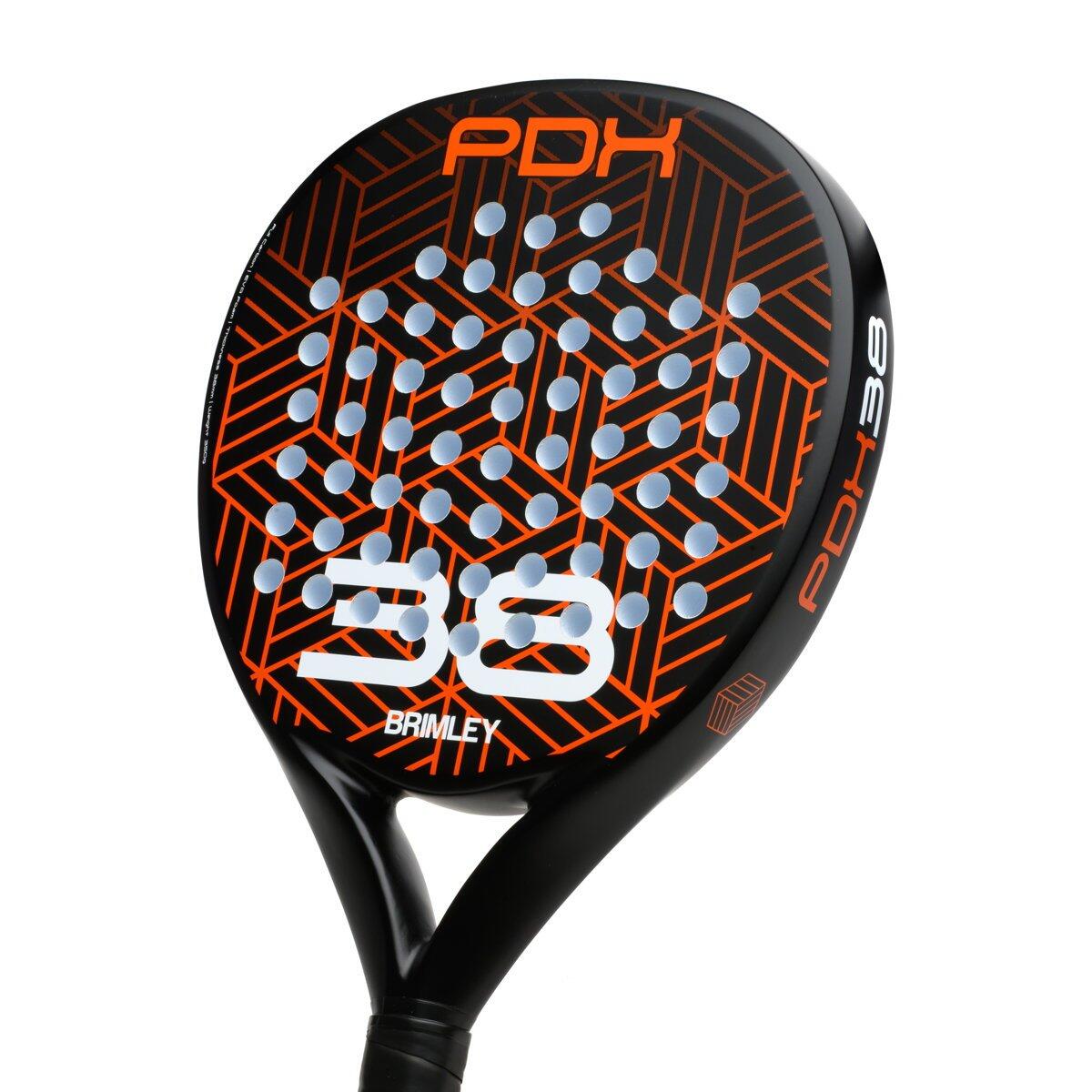 PDX38 Padelracket -  ZWART - unisex 3/5