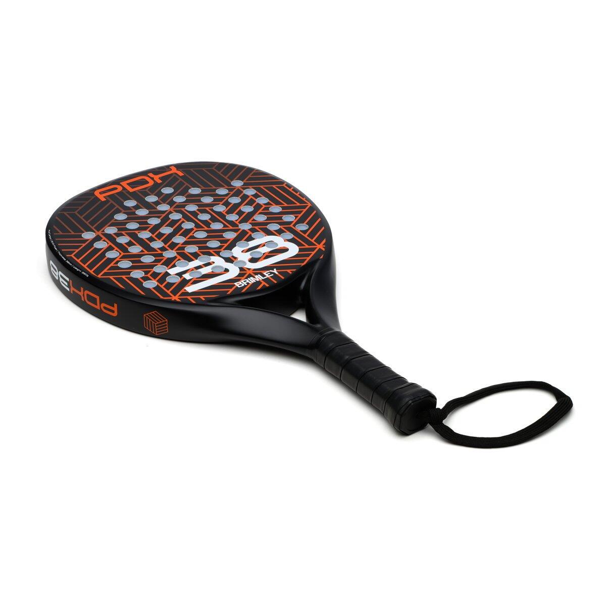 PDX38 Padelracket -  ZWART - unisex 4/5