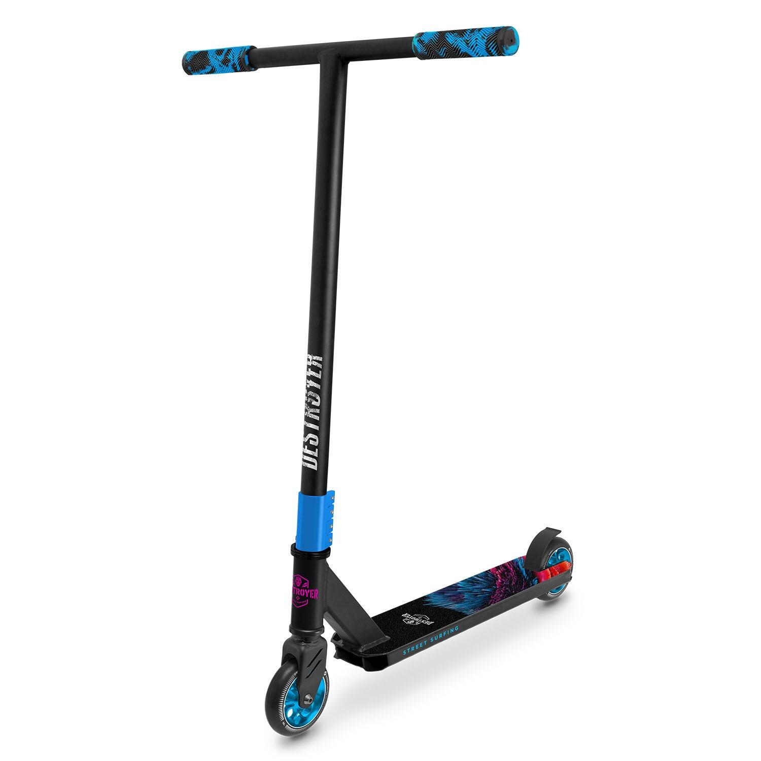 Trotinete Destroyer Spike Blue – Freestyle 110mm ABEC7 alu 6061 6/7