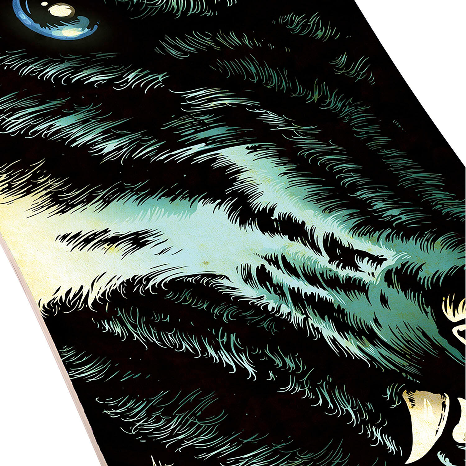 Longboard Drop Through Freeride 39" Curve Wolf 5/7