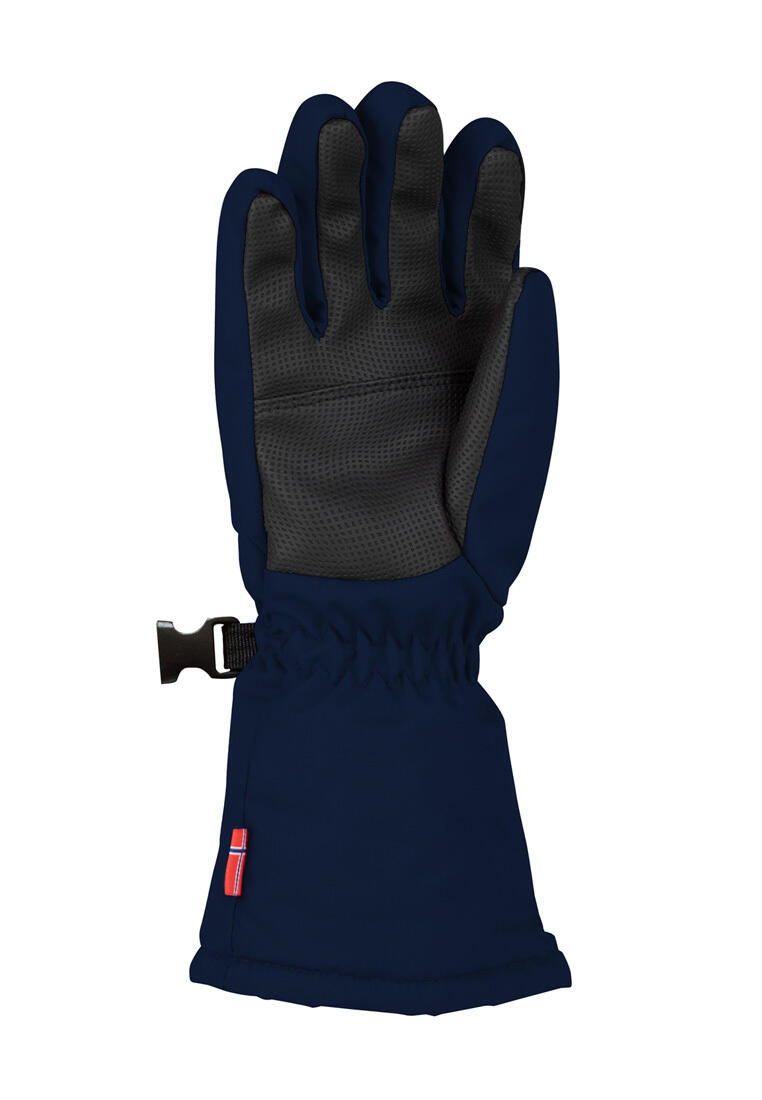 Gants enfants Narvik bleu marine / orange taille 4 ; 6-7 ans 3/4