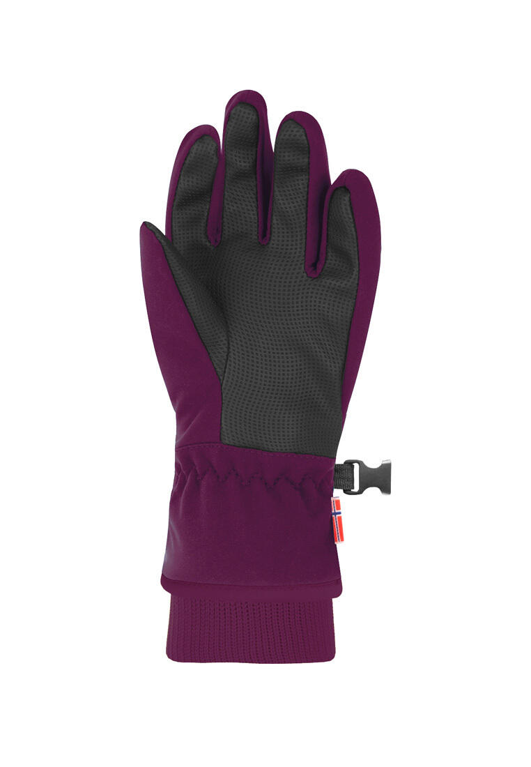 Gants enfants Trolltunga prune 3/4