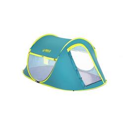 Tente de camping automatique 2 places coolmount 2 pavillo 235 x 145 x 100 cm
