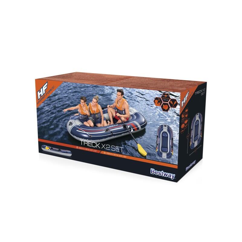 Barca Hinchable para 2 Adultos y 1 Niño Bestway Hydro-Force Treck X2 7/7