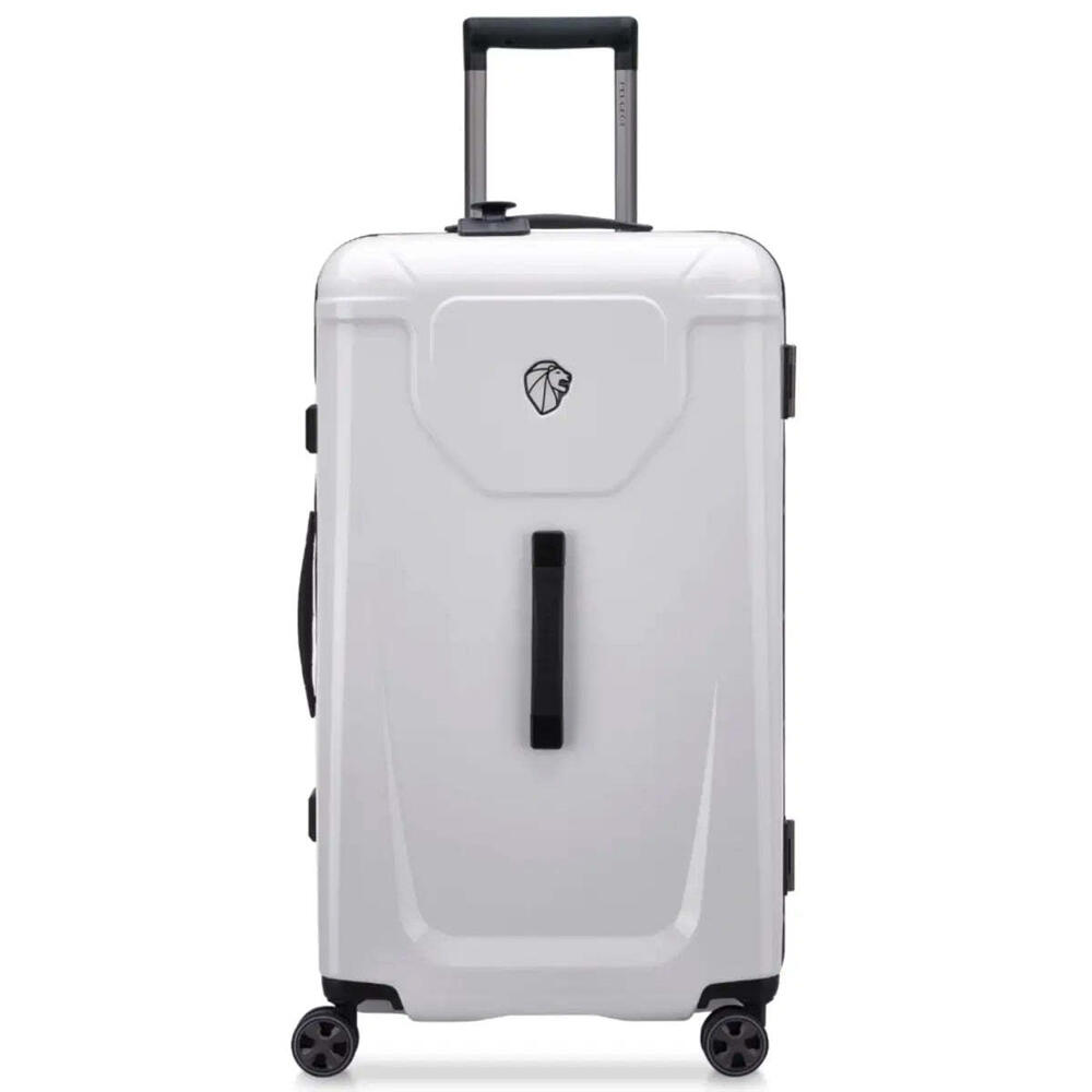 Delsey Peugeot 73 cm 4-Wheel Trunk Suitcase - White