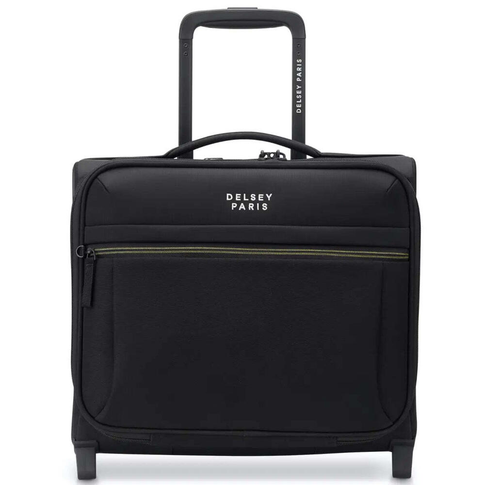 Delsey Brochant 3 - 38 cm 2-Wheel Underseater Cabin Suitcase - Deep Black