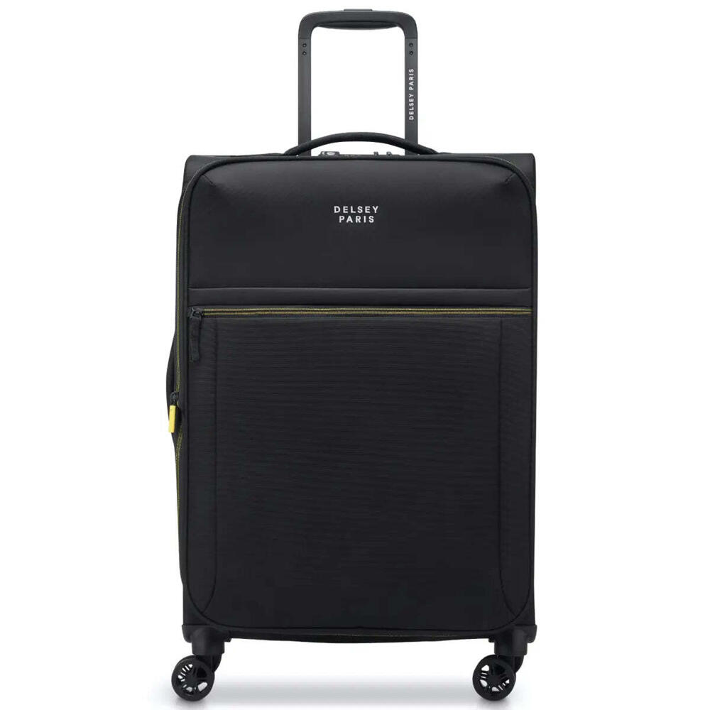 Delsey Brochant 3 - 67 cm 4-Wheel Expandable Suitcase - Deep Black