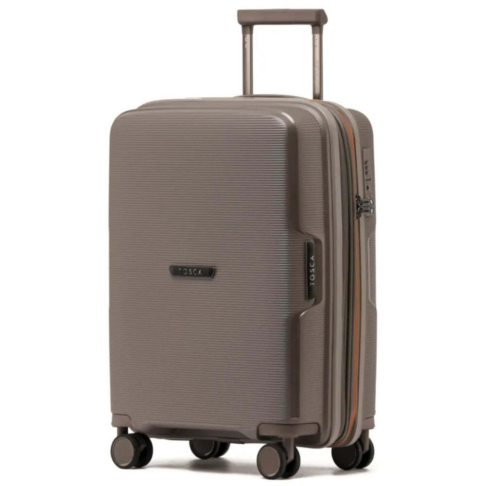 Tosca Bel-Air 54 cm Hardside Expandable Carry-on Suitcase - Champagne
