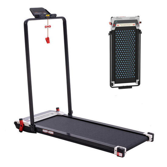 Tapis 2 en 1 avec inclinaison 6% et massage des pieds au verso. Vitesse 1-6 km/h