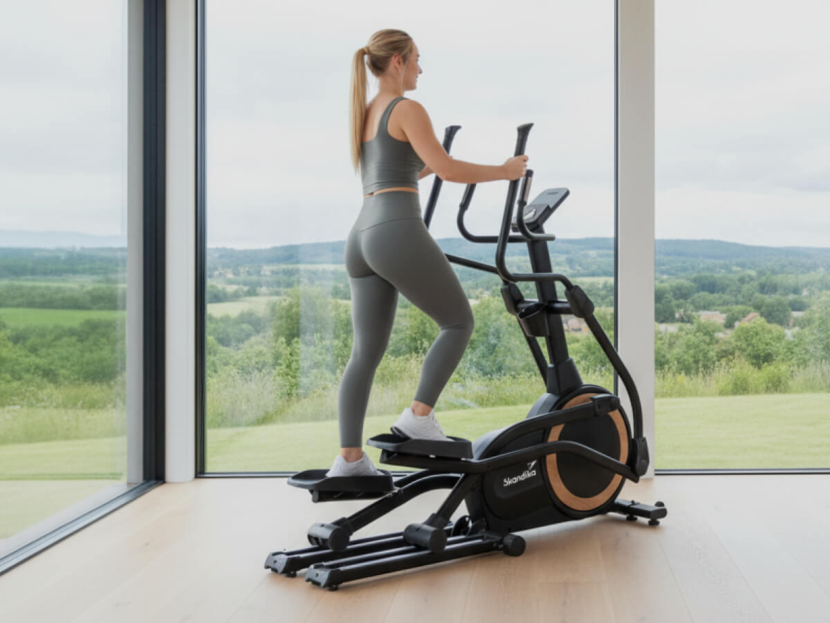 Seconde vie - Vélo elliptique connecté Carbon P25-G - Inertie 25 kg - pliable 2/7