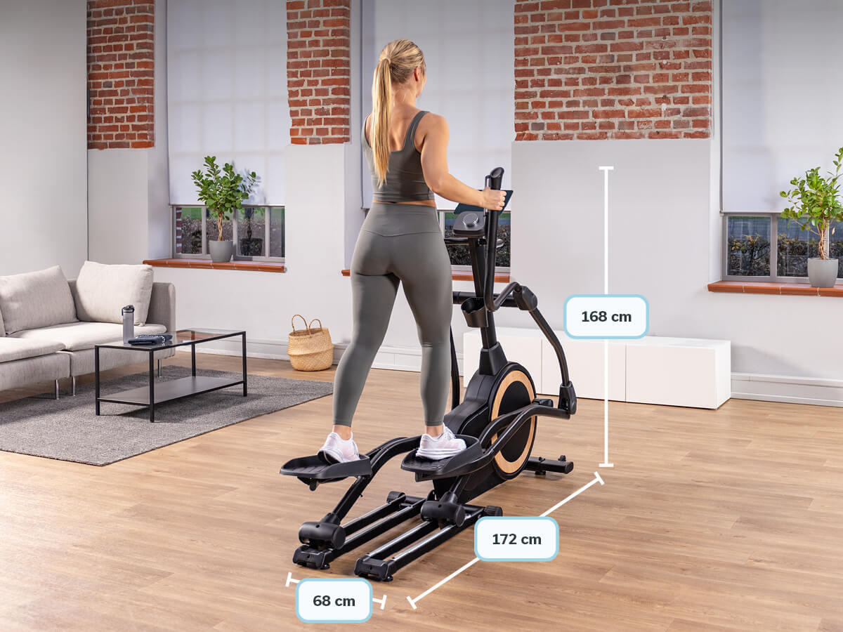 Seconde vie - Vélo elliptique connecté Carbon P25-G - Inertie 25 kg - pliable 5/7