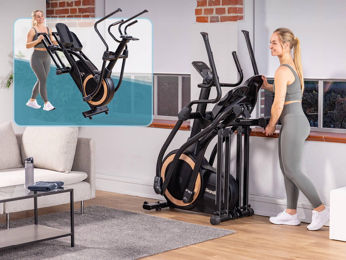 Seconde vie - Vélo elliptique connecté Carbon P25-G - Inertie 25 kg - pliable 6/7