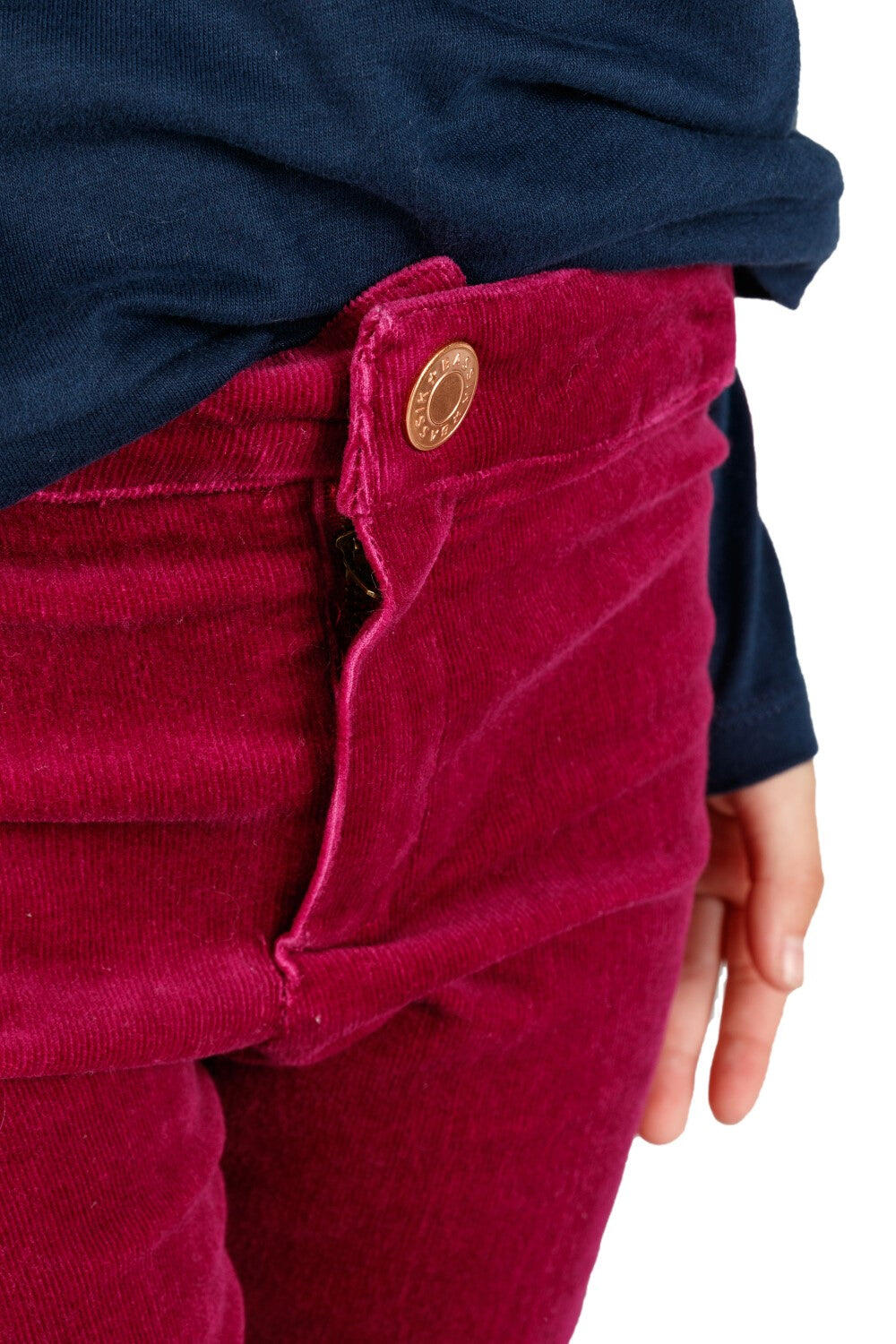 Pantalón niña pana fucsia skinny 5/5