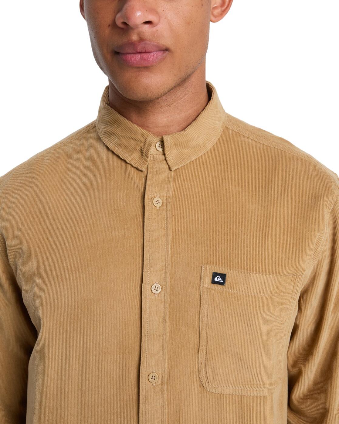 Overhemd met Lange Mouwen SMOKE TRAIL CORD Beige Heren 4/4