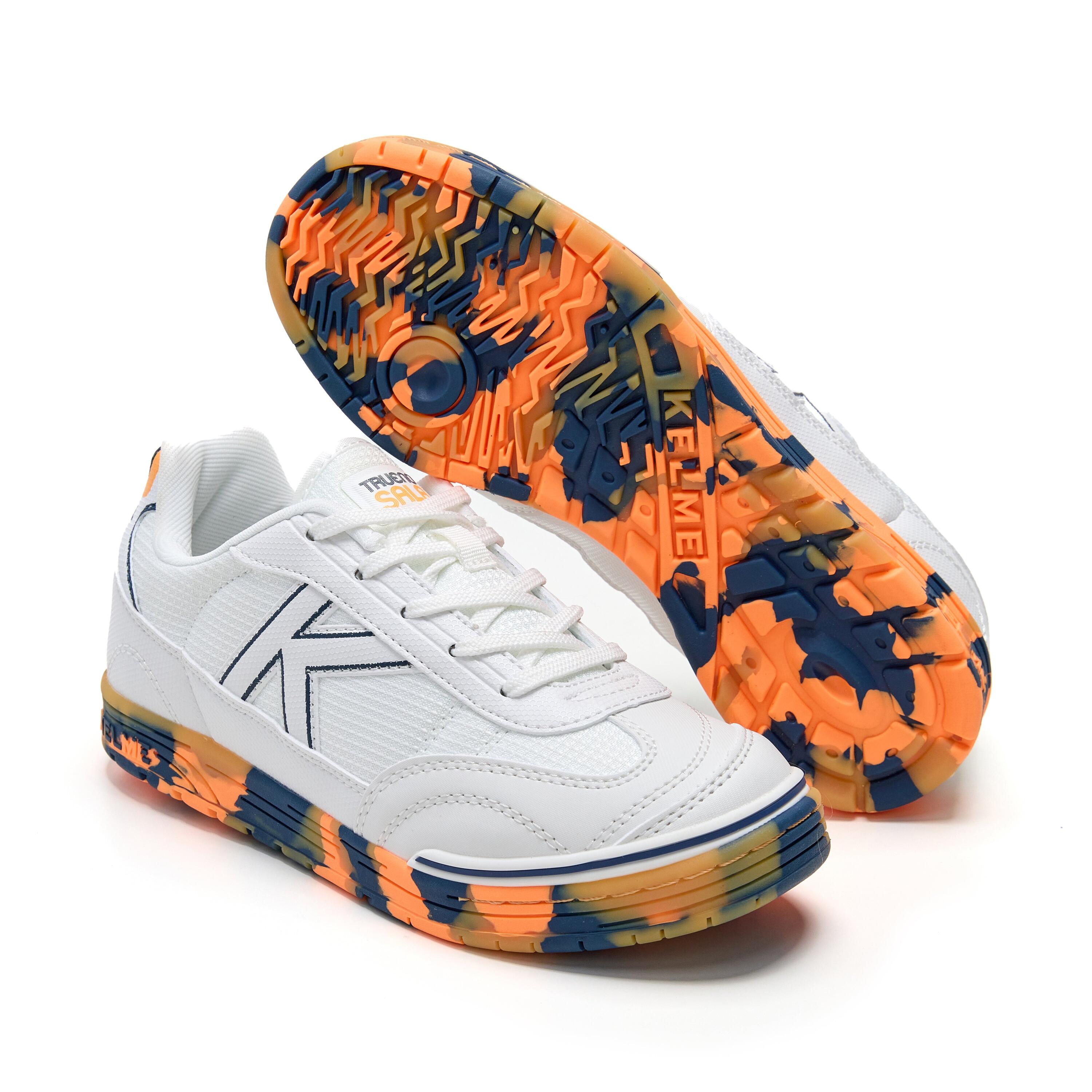 Kelme Zapatillas Casual De Niño Trueno Lace Blanco-azul Unisex Kids 2/7
