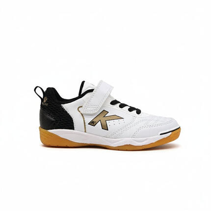 Kelme Zapatillas De Fútbol Sala De Niño Goleiro Elastic Indoor Blanco-negro Unis