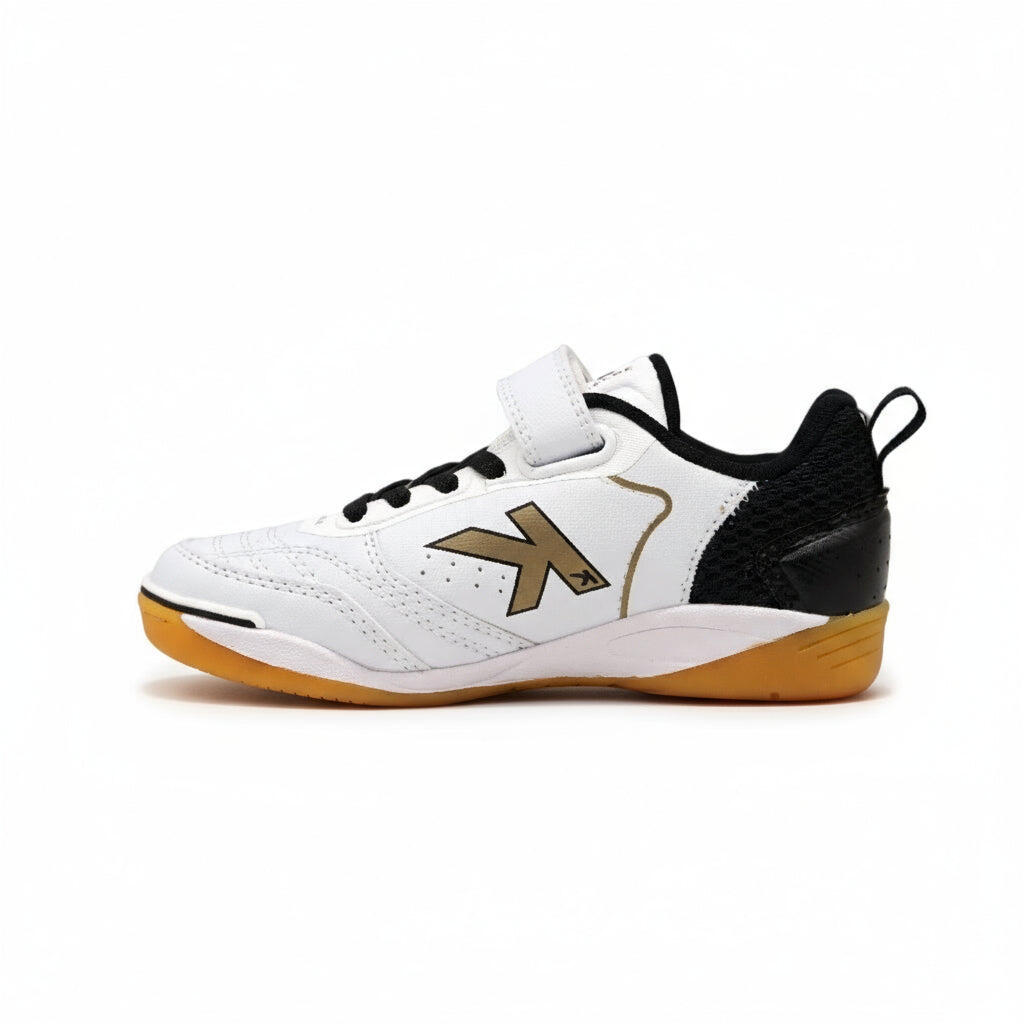 Kelme Zapatillas De Fútbol Sala De Niño Goleiro Elastic Indoor Blanco-negro Unis 4/5