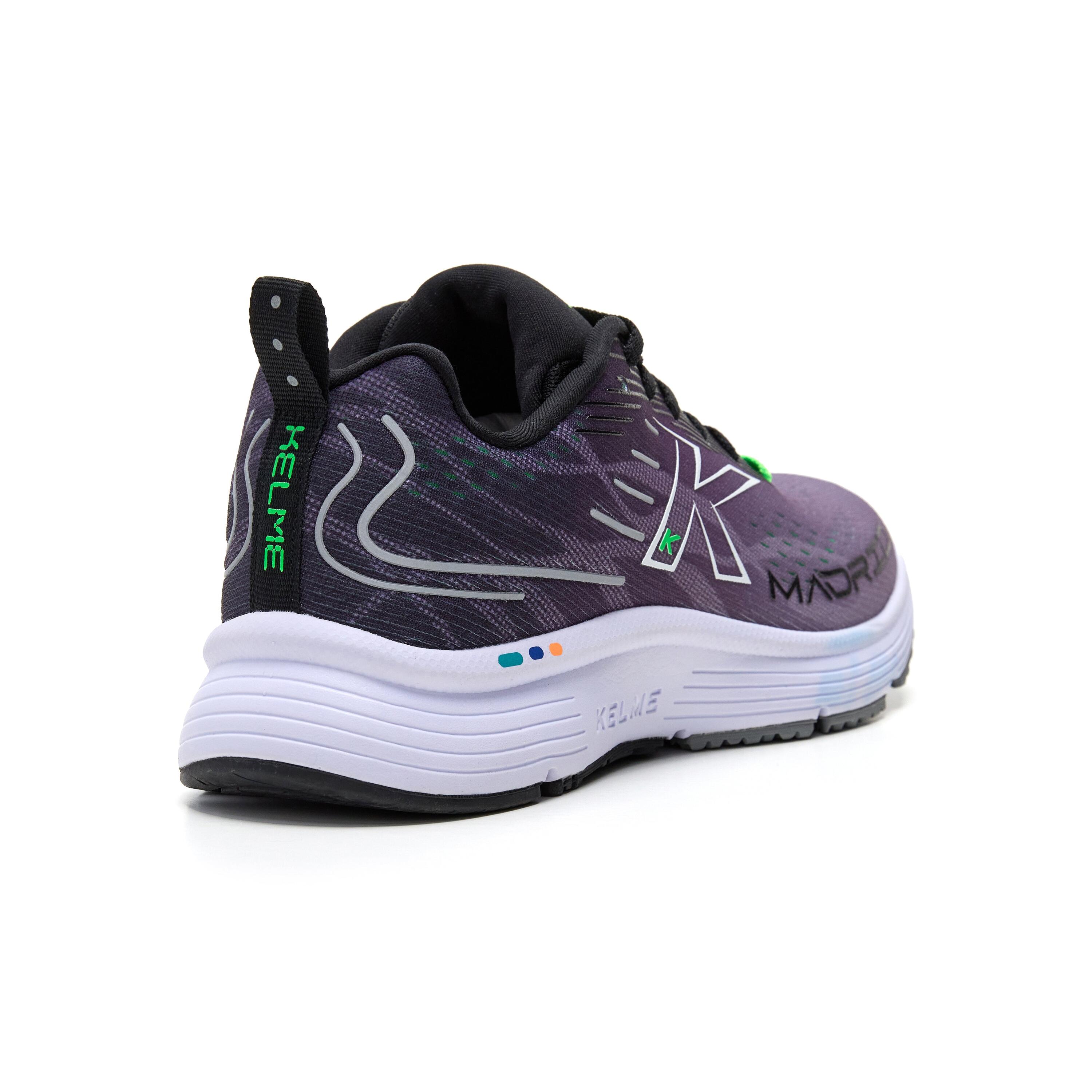 Kelme Zapatillas Running Madrid Gris-negro Unisex 3/4