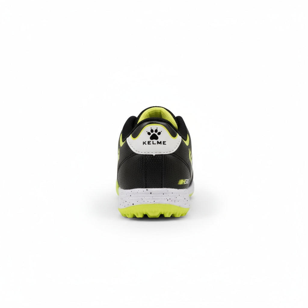 Kelme Botas De Fútbol De Niño Hero Turf Elastic Negro-lima Unisex Kids 5/5