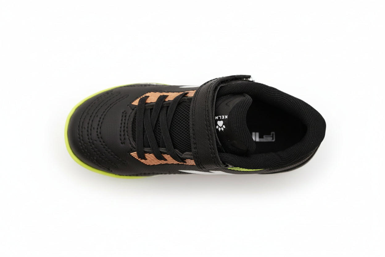 Kelme Botas De Fútbol De Niño Final Elastic Turf Negro Unisex Kids 3/5