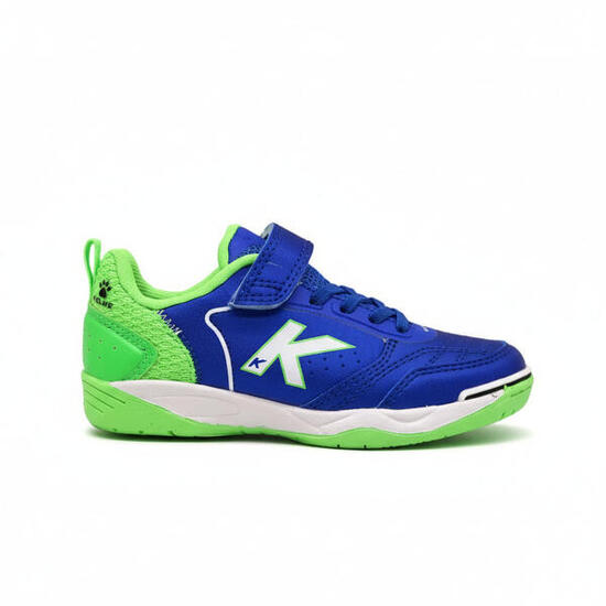 Kelme Zapatillas De Fútbol Sala De Niño Goleiro Elastic Indoor Azul-verde Unisex