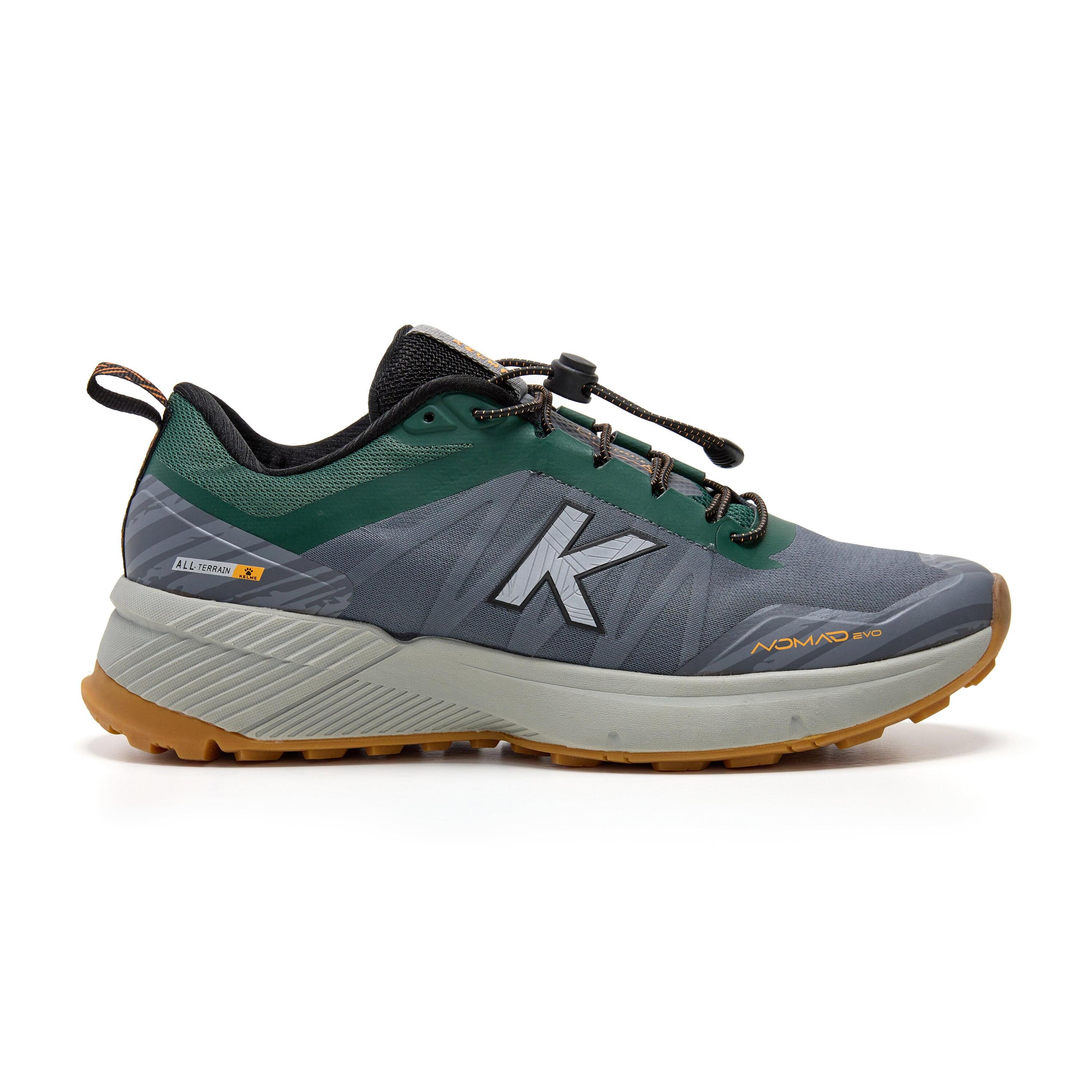 Kelme Zapatillas Running Nomad Evo Gris Unisex 1/4