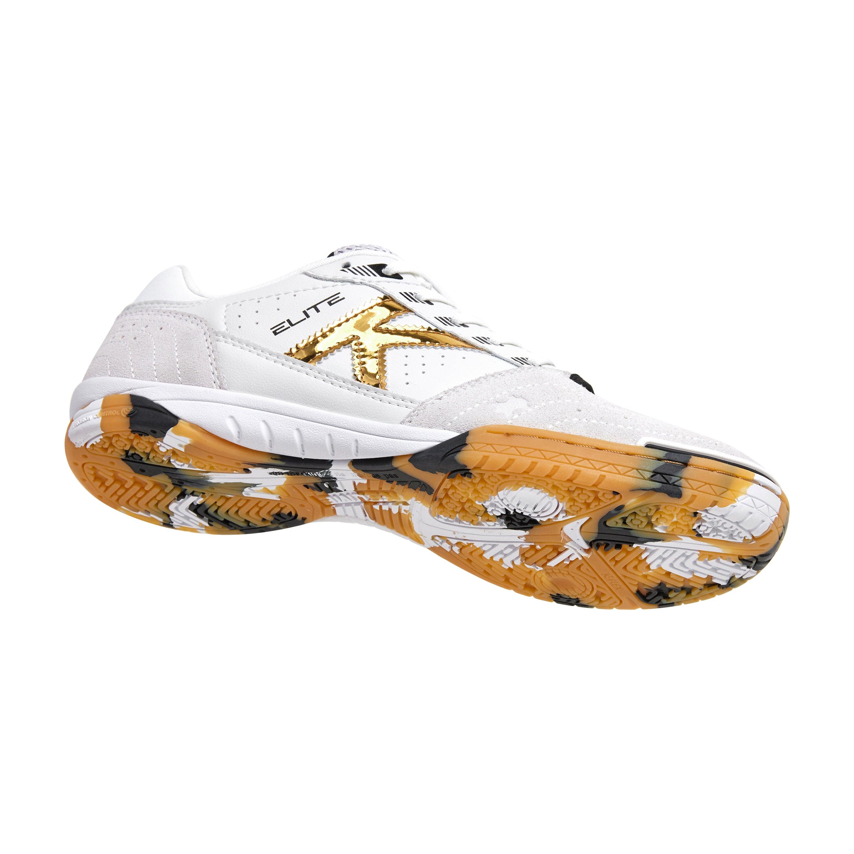 Kelme España Zapatillas De Fútbol Sala Elite Special Player Blanco-oro-negro 4/6